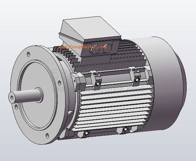 機械用電動機三維CAD圖紙下載與使用指南